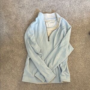 Tommy Bahama Light Blue Quarter-Zip Pullover